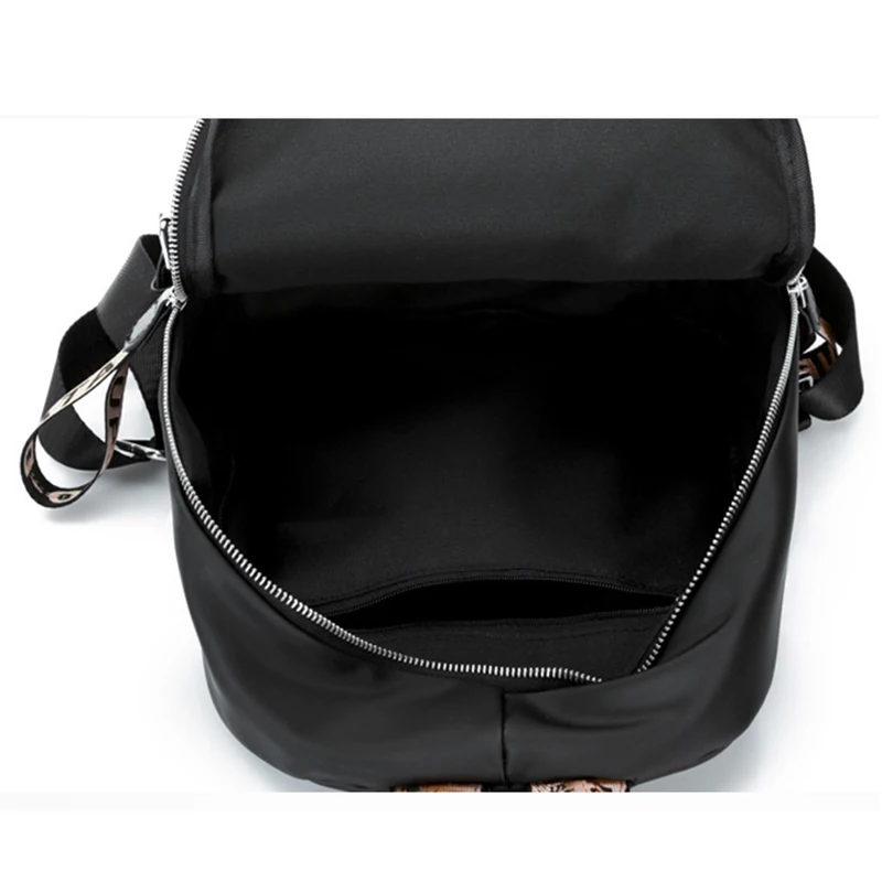 Рюкзак женский из ткани Оксфорд на молнии с лентами|school bags for teenagers|bags teenagersoxford