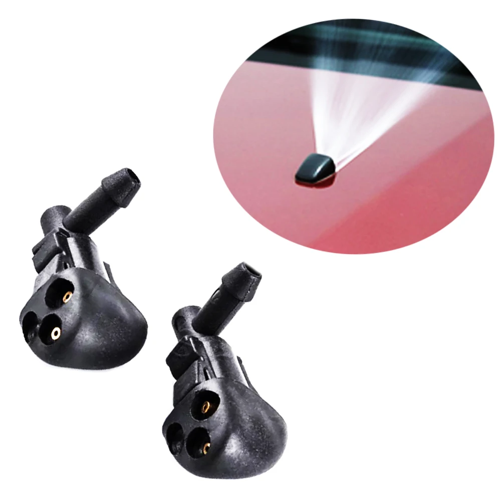 

JEAZEA 94556605 2Pcs 3-Hole Car Windshield Washer Wiper Water Spray Nozzle Fit for Chevrolet Cruze 2009 2010 2011 2012 2013 2014