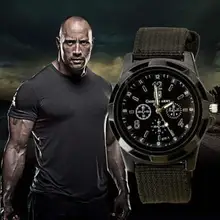 New Famous Brand Men Casual Quartz Watch Army Soldier Canvas Strap Military watches Sports Men Wristwatches relogio masculino