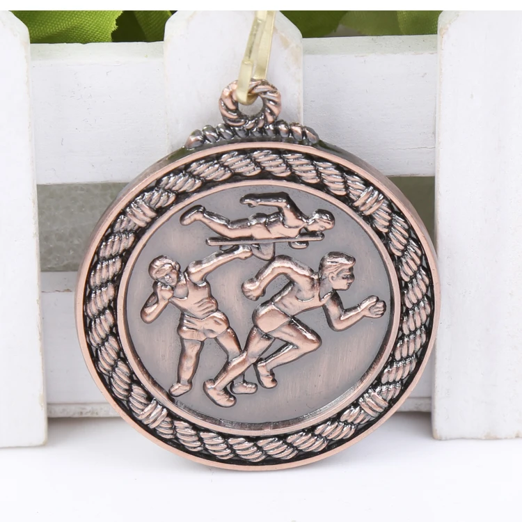 Медаль для триатлона школьная медаль Золото Серебро Бронза движения, честь связи способность/уверенность в себе развития 5,0 см = 4 шт