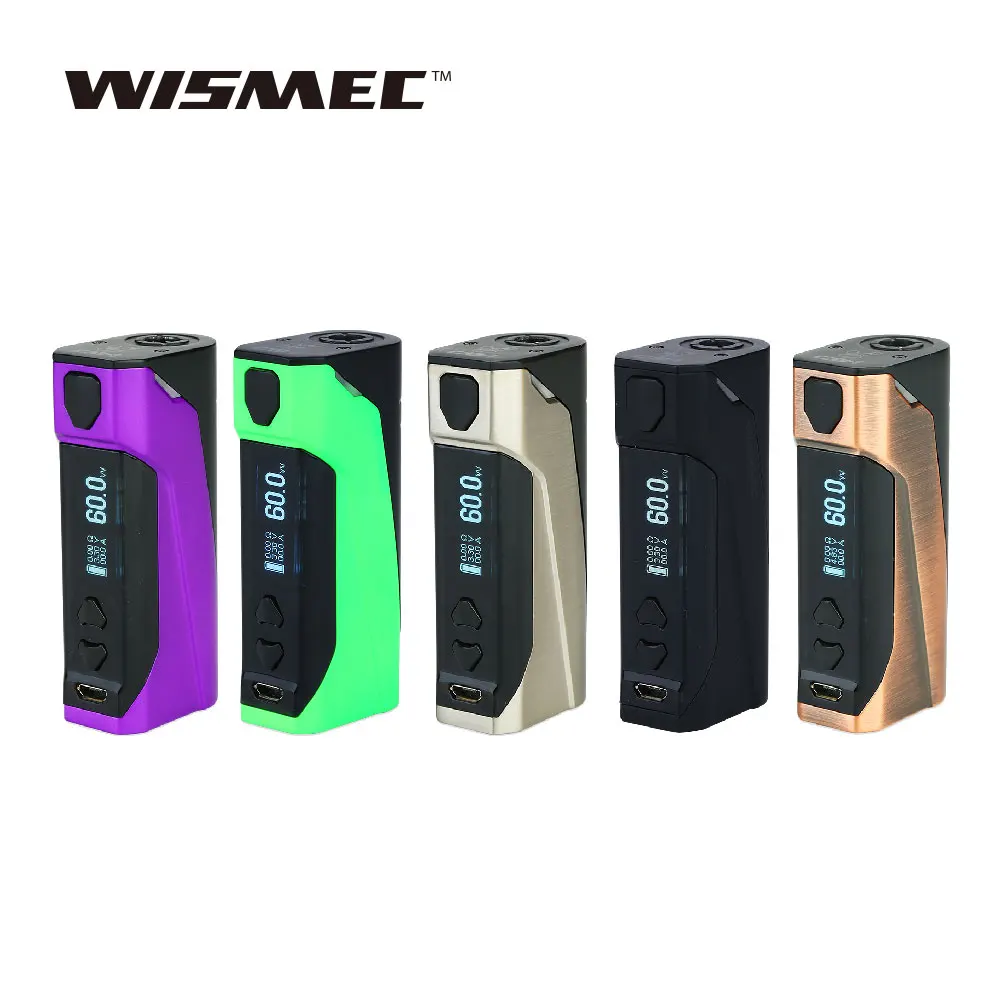 

Wismec CB-60 60W Box Mod with 2300mah Built-in Capacity Cigarette Electronique VS eleaf istick pico elektronik sigara vaporizer