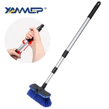 Щетка для мытья автомобиля, щетка для чистки колеса шины, телескопическая длинная ручка, щетка для чистки автомобиля, аксессуары для автомобиля, инструменты для чистки автомобиля Xammep