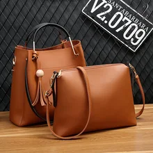 2 компл. роскошные сумки женские сумки дизайнерские PU кожаные сумки через плечо для женщин сумка-мессенджер большая сумка через плечо женская сумка