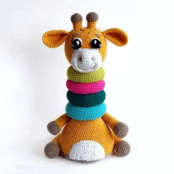 

crochet armigurumi rattle toy stack graffie model number 8131