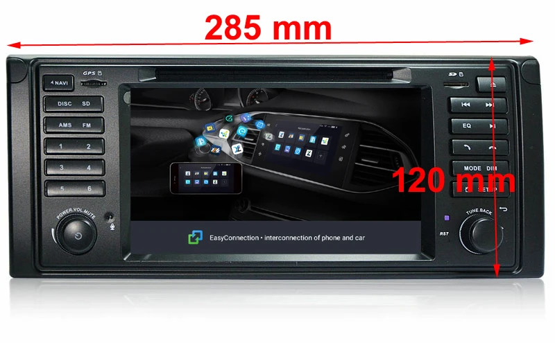 1 Din Android 9.0 Quad Core Car DVD GPS Player For BMW E39 E53 X5 Vehicle Navigation Auto Radio WIFI Mirror Link Head Unit DAB+