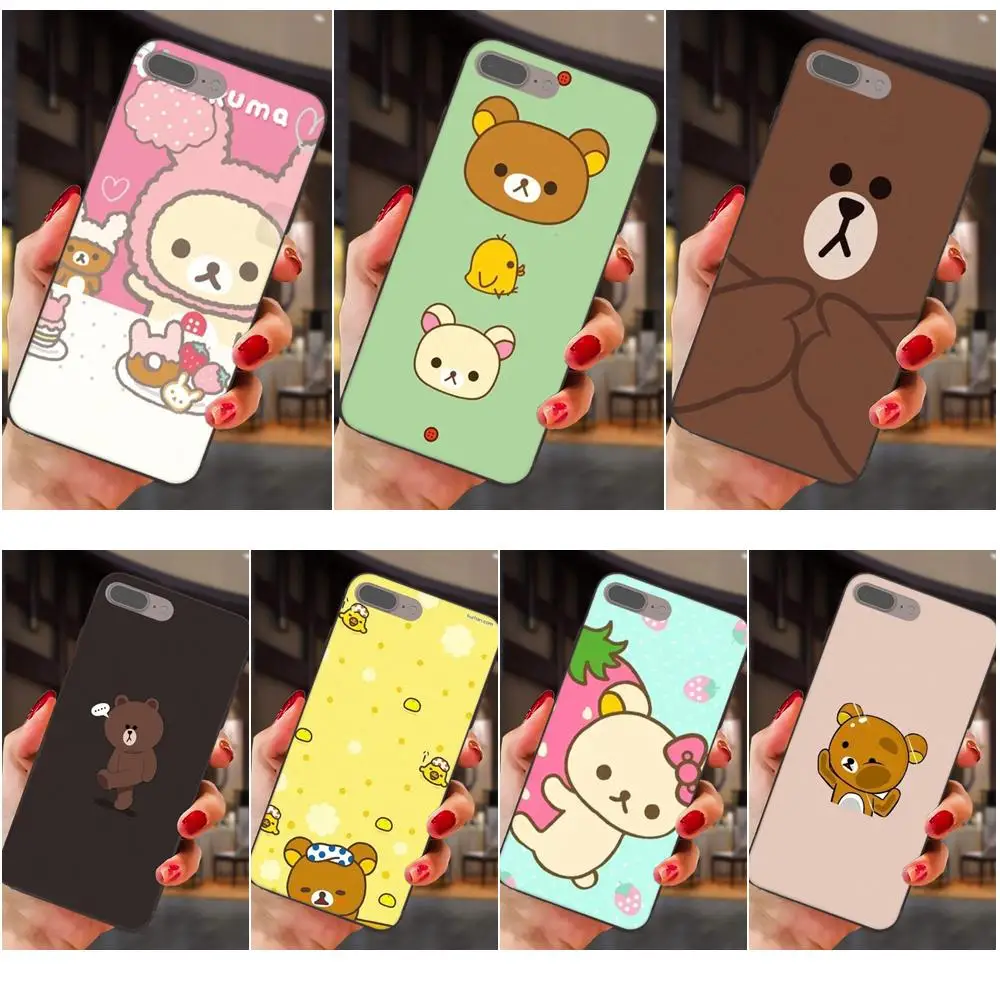 

Cartoon Funny Rilakkuma Bear Popular Case For Galaxy C5 C7 J1 J2 J3 J330 J5 J6 J7 J730 2017 Ace Core Duo Max Mini Plus Prime Pro