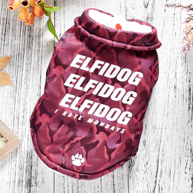 

Winter Dog Jacket Warm Red Green Pet Coat Costumes Supplies For Puppy Small Animals Breeds Cats Sporty Accessories Products