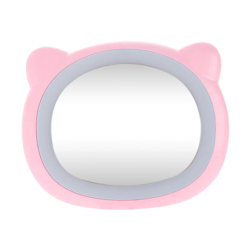 Косметическое мини-зеркало портативный светодиодный вспышка для селфи зеркало для макияжа косметическое зеркало ручной работы с светодиодный свет перезаряжаемое карманное зеркало - Цвет: 05