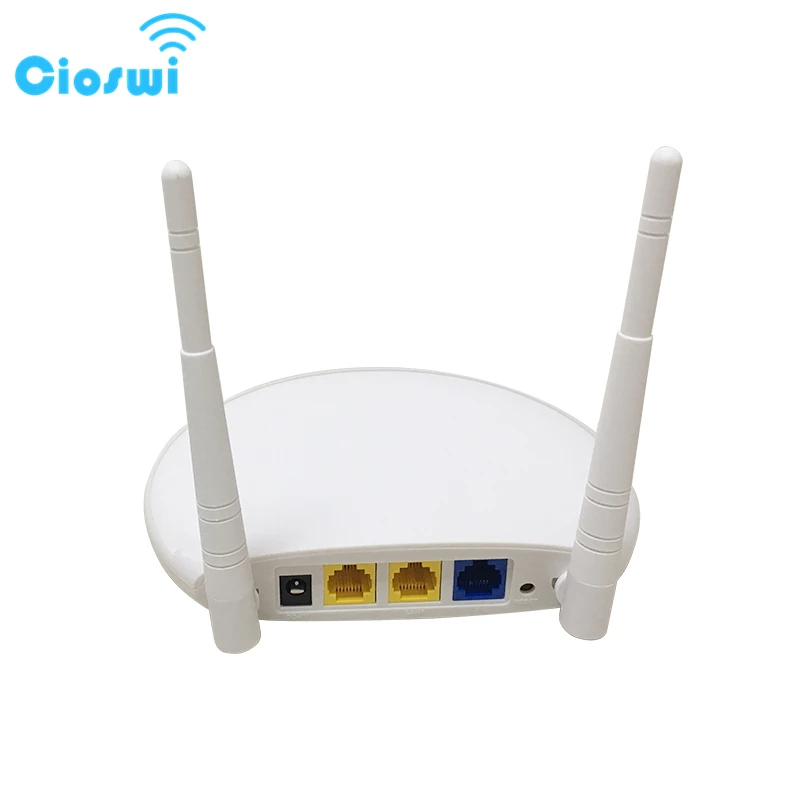 Cioswi Белый роутер wi-fi GSM с 2* 3dBi-антенной, Wi-Fi ретранслятор 2,4 ГГц с 2* слотом локальной сети Беспроводной Wi-Fi роутер openwrt Чипсет MT7628N 300Мбит