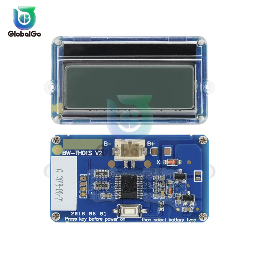 ЖК-дисплей литий-ионный 18650 26650 батарея тестер емкость измеритель напряжения тока подсветка электричества силовой Амперметр Вольтметр