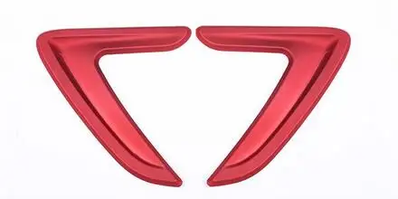 Для BMW 3 серии F30 F35 ABS боковое крыло вентиляционное отверстие крышка отделка 2013- набор из 2 шт - Название цвета: Red