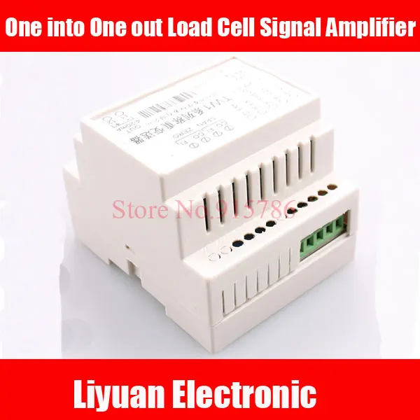 

1pcs One into One out Load Cell Signal Amplifier 1mV/2mV/3mV/V Weighing Transmitter Amplifier Output 4-20mA0-5V0-10V