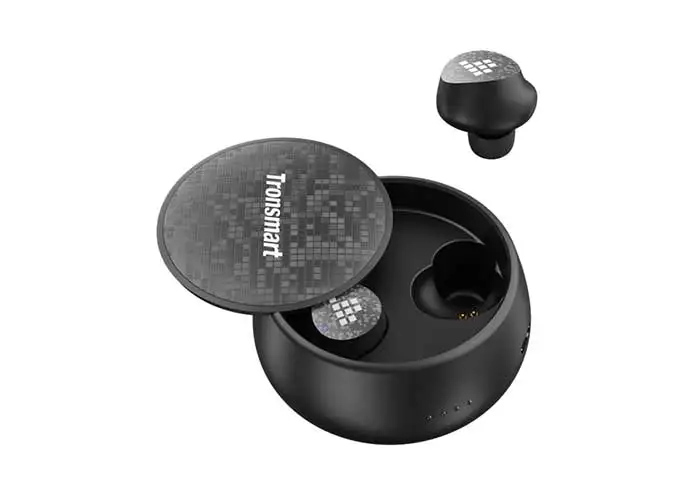 Tronsmart Spunky профессиональные наушники True wireless Bluetooth 5,0 наушники-вкладыши с голосовым помощник, глубокий бас, Беспроводная зарядка