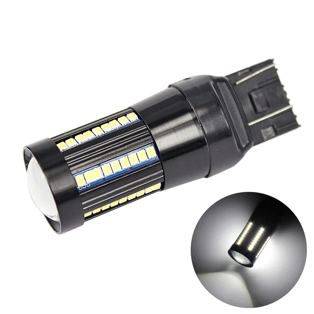

Auto LED Lamps For Cars 1Pcs Led Lights For Auto Turn Signal Reverse Light Brake Light Lamp T20 Base 7440/7443 66SMD 6000K
