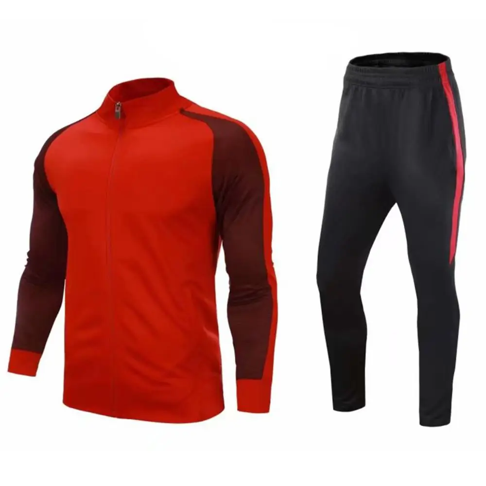 2019 men's football training suit jacket football suit training shirt sports pants jogging uniform custom jacket