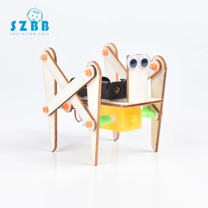 

SZ STEAM Electronic Crawling Robot Dog Toys For Kids DIY Assembled Model Technology Science Experiment Educational Toy For Child