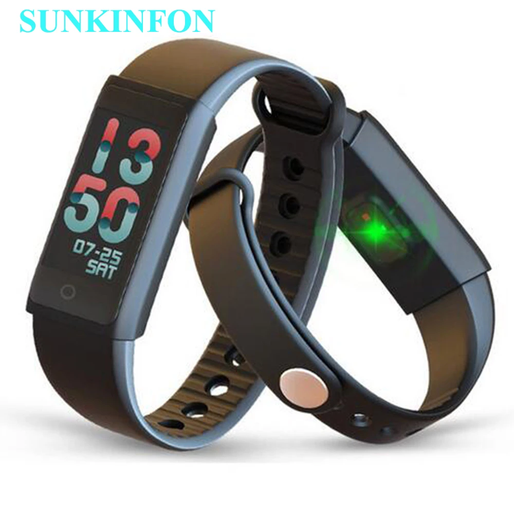 Color LCD Smart Band Fitness Bracelet Watch Wristband Fitness Tracker