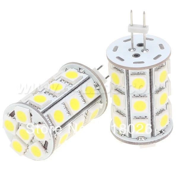 

27Led Dimmable G4 Lighting Lamp SMD 506012VAC/12VDC/24VDC Yachts Boats Ships Automobiles Carts Camper Bulb 10pcs/lot