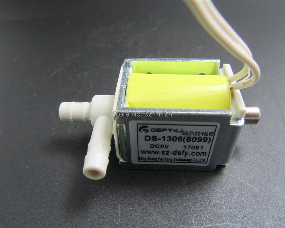 DS 1306(8099) DC6V 12v 24v электрический мини микро Соленоидный клапан выхлоп воздуха 2
