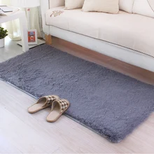 50*100 см мягкие большие ковры для спальни полосы прикроватные/полосы/Нескользящие белый/коричневый/зеленый/розовый/серый