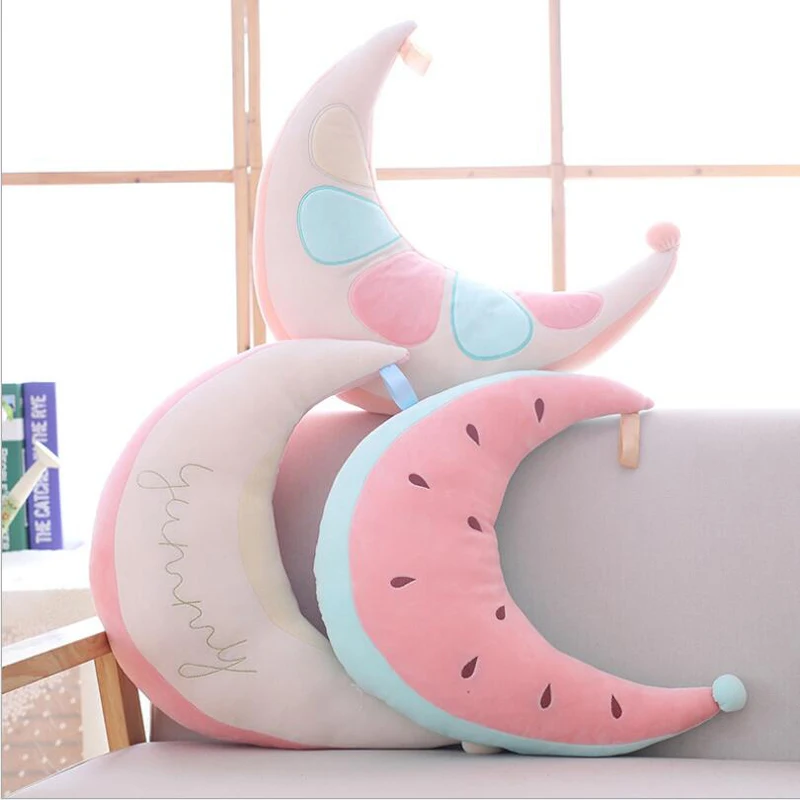 

New Style Moon Pillow Plush Toy Stuffed Soft Plush Pillow Creative Gift Send to Children & Girlfriend