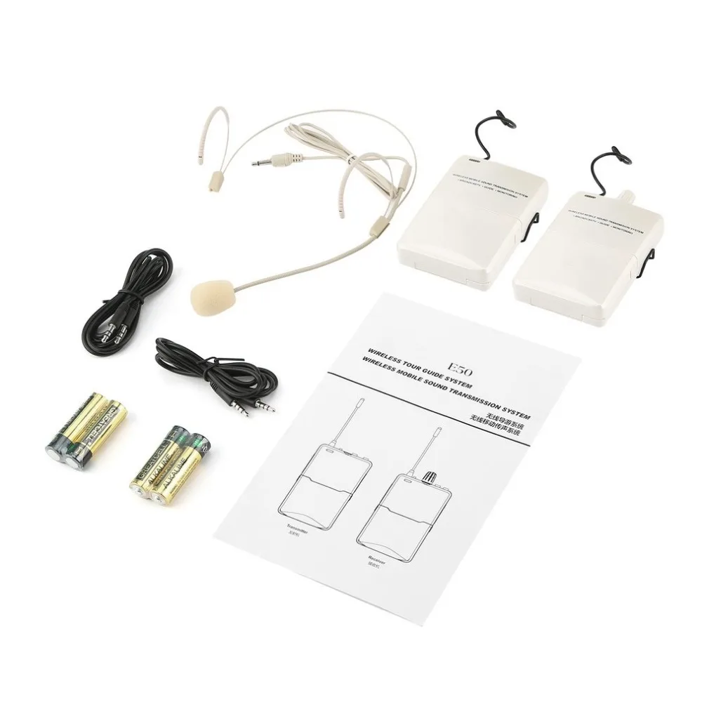 

UHF Frequency Outdoor Wireless Mobile Sound Transmission System Broadcast TV Guide Monitoring Condenser Microphone