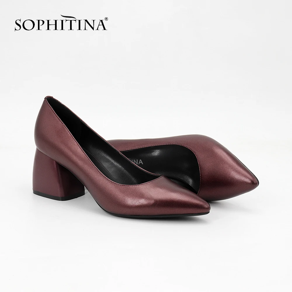SOPHITINA/Лидер продаж 2019 г. Туфли лодочки на все сезоны. Классические женские туфли