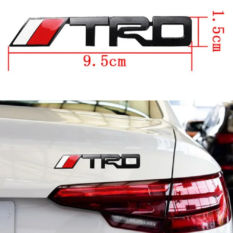 

TRD metal labelling vehicle refit car standard 3D stereo vehicle logo stickers of metal stickers.