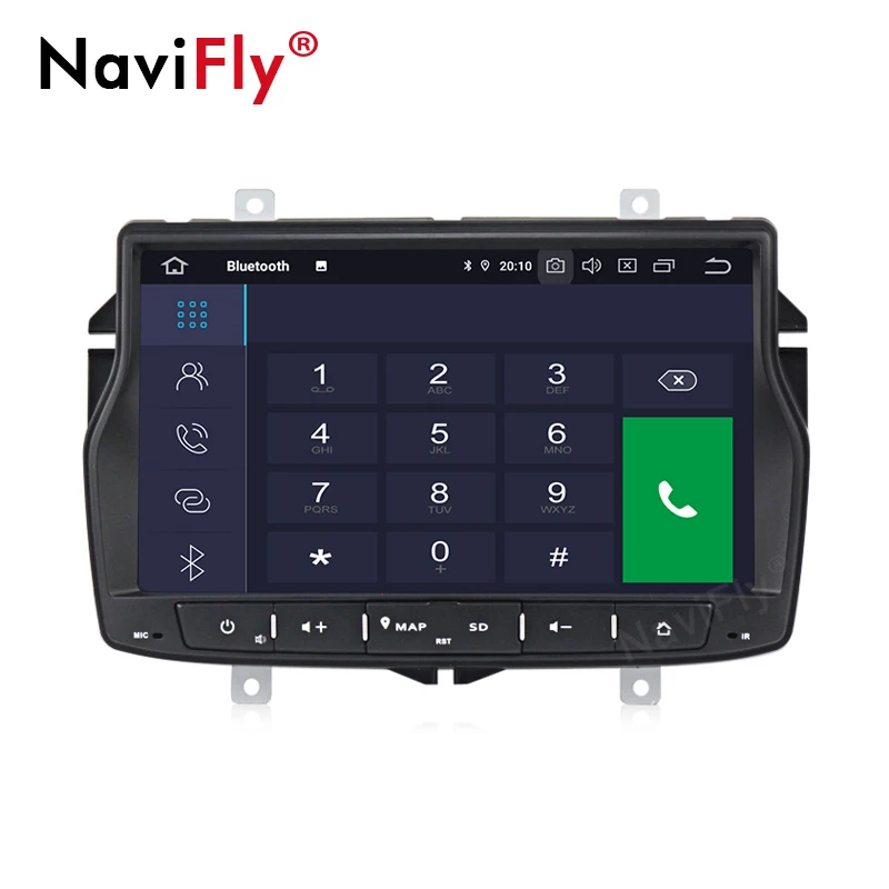 Top Navifly android 9.0 Car dvd multimedia player radio audio For Lada Vesta 2015-2018 with GPS Navigation IPS DSP SWC WIFI USB SD 4
