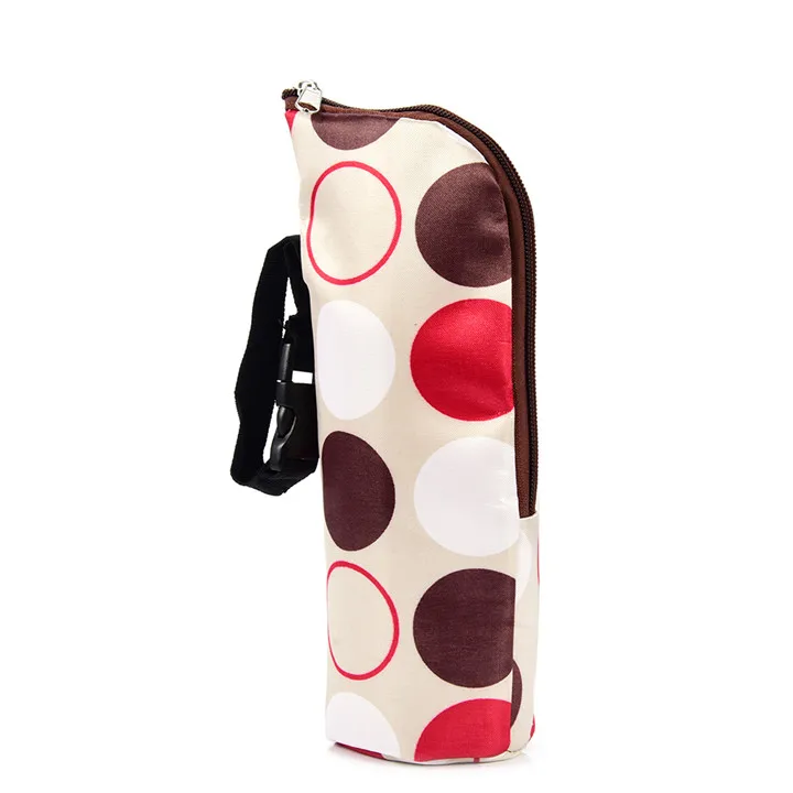 Новая детская бутылочка для кормления, мешок для молока, водонагреватель, изолированный мешок, тепло, свежесть, сохраненная сумка для покупок, прогулочная коляска - Цвет: Print Dot