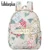 2017 Fashion Trends personality Women Imported WaterproofNylon Backpack Print Flowers Casual Schoolbag Beautiful Girls Backpack