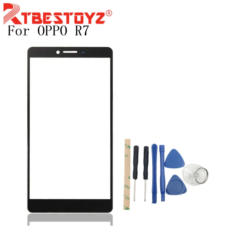 RTBESTOYZ для OPPO R7 сенсорный экран дигитайзер внешнее стекло Plus Передняя панель