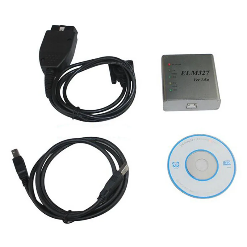 Автомобильный диагностический сканер ELM327 металлический USB V1.5a OBD2 интерфейс CAN