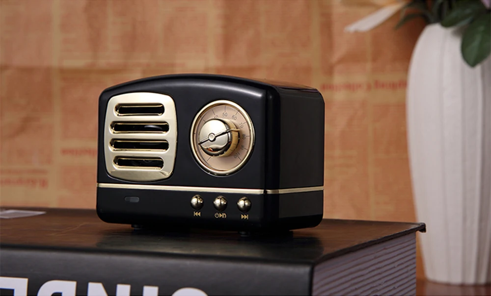 HM11 Retro Bluetooth Speaker Vintage Wireless Stereo Speaker Mini Outdoor Altavoz With Mic AUX Portable Handsfree Car Mp3 Player (13)