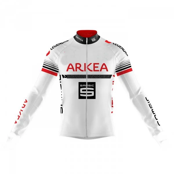 

2019 ARKEA SAMSIC Pro Team Men Winter Fleece Thermal Cycling Jerseys Long Sleeve Racing Bicycle Clothing Maillot Ropa Ciclismo