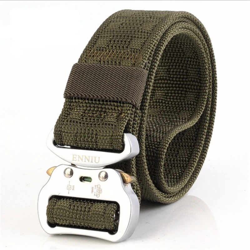 Günstige SupSindy männer leinwand gürtel aluminiumeinsatz schnalle military nylon Ausbildung gürtel Armee taktische gürtel für Männer Beste qualität männlicher bügel