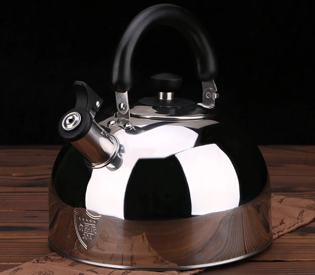 3L High Grade Water Kettle 304 Stainless Steel Whistling Tea Kettle Induction Gas Cooker Both Can