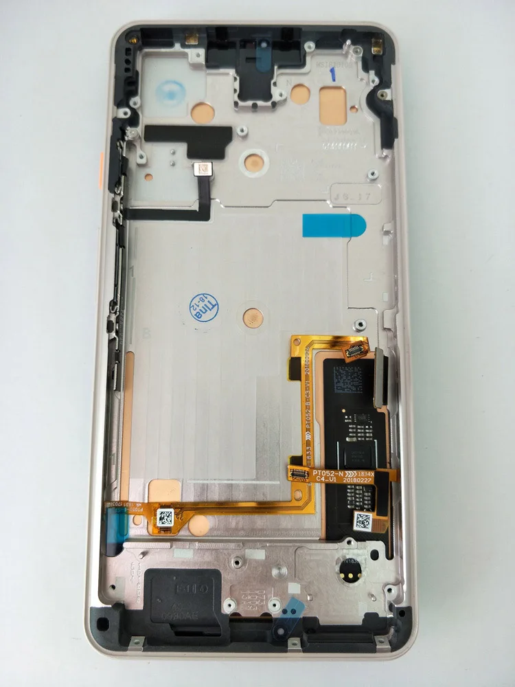 Shyueda P-OLED AAA+ 6," для Google Pixel 3 XL/XL 3 G013C 1440x2960 ЖК-дисплей с сенсорным экраном дигитайзер в сборе - Цвет: Black w Pink frame