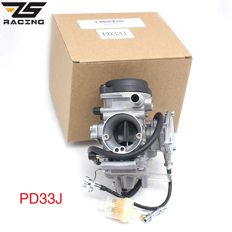 

ZS Racing Carburetor PD33J For ATV Engine Motorcycle Scooter Yamaha KFX400 Grizzly Kodiak Wolverine Hisun 400cc YFM400