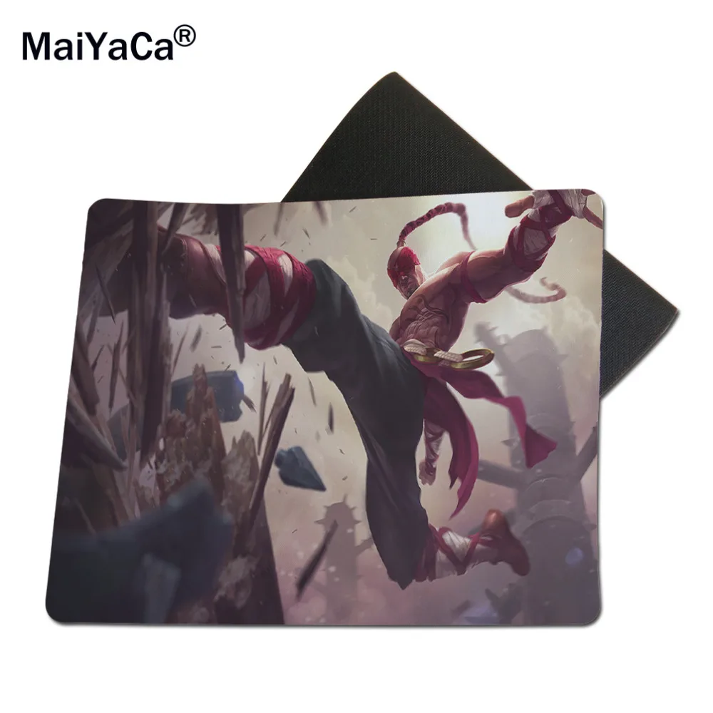 

Lol Lee Sin Best Game Custom Mousepads Rubber Pad 18*22cm and 25*29cm 20cm*25cm*0.2cm Lol Lee Sin Overlock edge and not Overloc