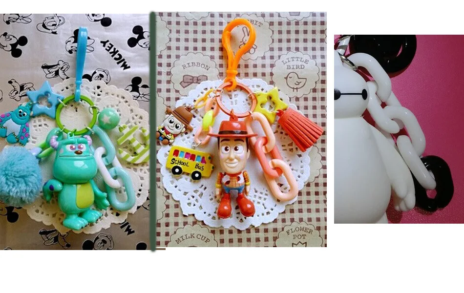 100 шт./пакет Съемная Пластик Цветные Плоские бусины DIY Сумочка ключевой ремень