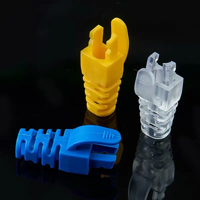 Защитная крышка для кабеля Ethernet Cat5e Cat6 50 шт. защитная сетевого разных цветов