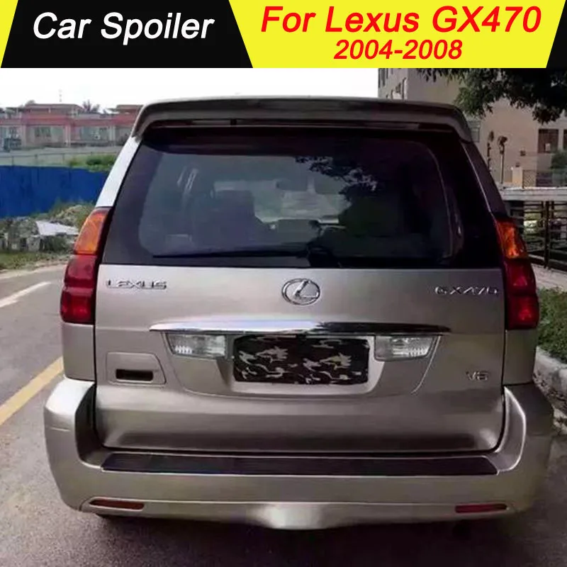 Красиво украшенный автомобиль спойлер для Lexus GX470 2004 2005 2006 2007 2008 грунтовка Цвет украшение в виде хвостового крыла задний спойлер на крыше