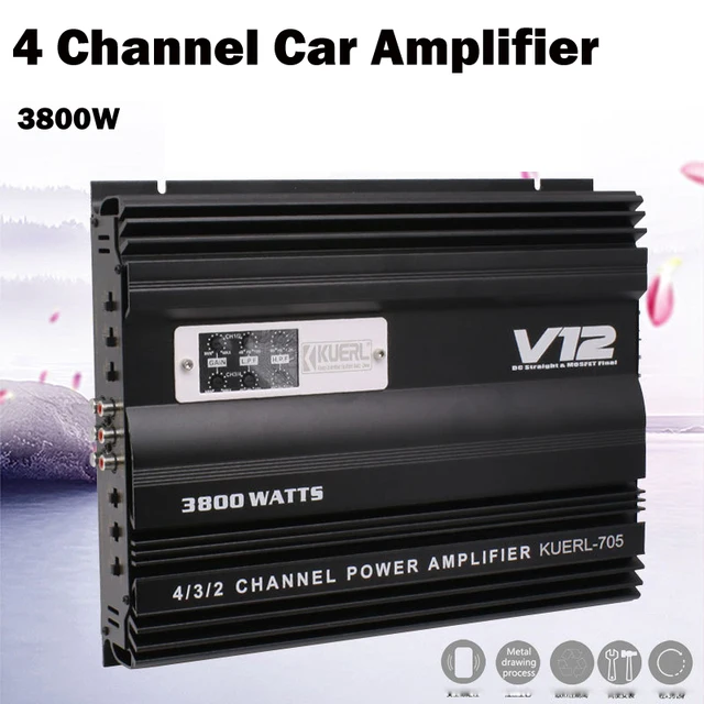Best Price High Power Car Amplifier 3800W 4 Channel Stereo Amp Speaker F 4 Door Car Speaker Subwoofer Auto Car Audio Super Power Amplifier Best Price High Power Car Amplifier 3800W 4 Channel Stereo Amp Speaker F 4 Door Car Speaker Subwoofer Auto Car Audio Super Power Amplifier