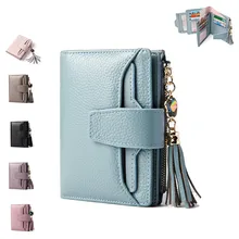 2016 De Mode Véritable de Vache En Cuir Court Bourse de Grande Capacité Femmes de Portefeuille Femelle Portefeuilles Avec Fermeture Éclair Coin Sac Petite Carte portefeuille