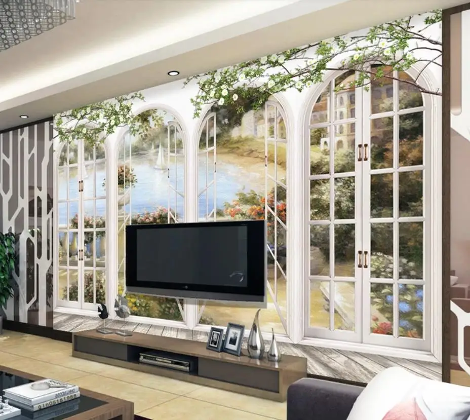3d wall murals wallpaper European arch classical oil painting landscape modern living room wallpapers 3d wall murals wallpaper European arch classical oil painting landscape modern living room wallpapers