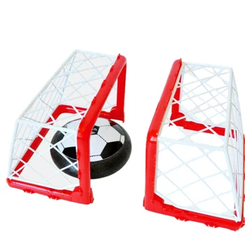 

Replaceable Pearl Power Floating Two Goals Sports Ball Colorful Flashing Light Air Soccer Ball Toys With Cotton Edge