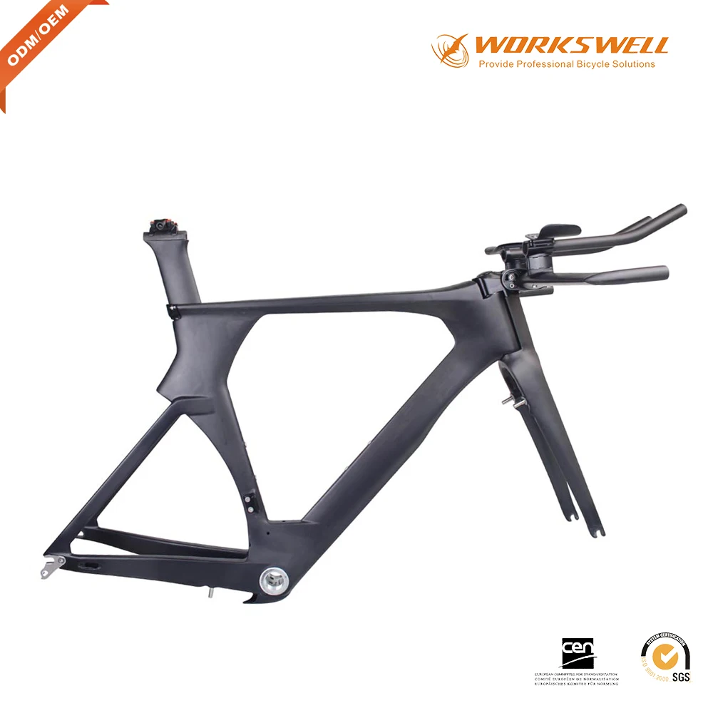 

54/56cm tt bike frame toray t800 carbon time trial bicycle triathlon race bike staight fork bike frame 130*10 QR cheap price