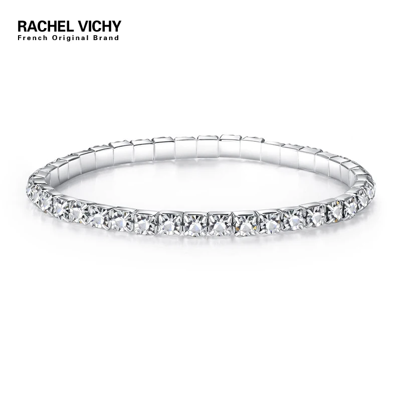 RACHEL VICHY новый модный Теннисный браслет с фианитом браслеты для женщин