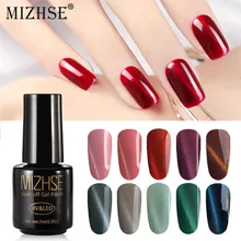 MIZHSE Гель-лак для ногтей 3D кошачьи глаза привлекательный Гелевый лак Esmalte Permanente Лазерная Фольга для маникюра Лак эффект кошачьих глаз личная гигиена